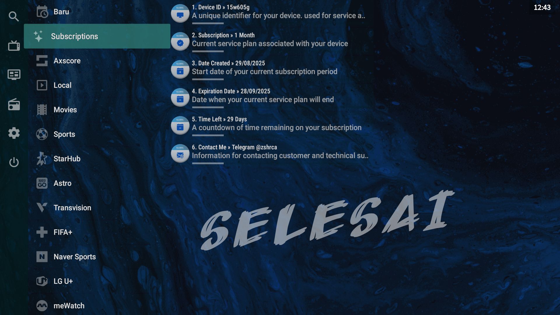 Selesai